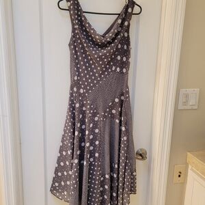 Ellec Polka Dot Gray Dress